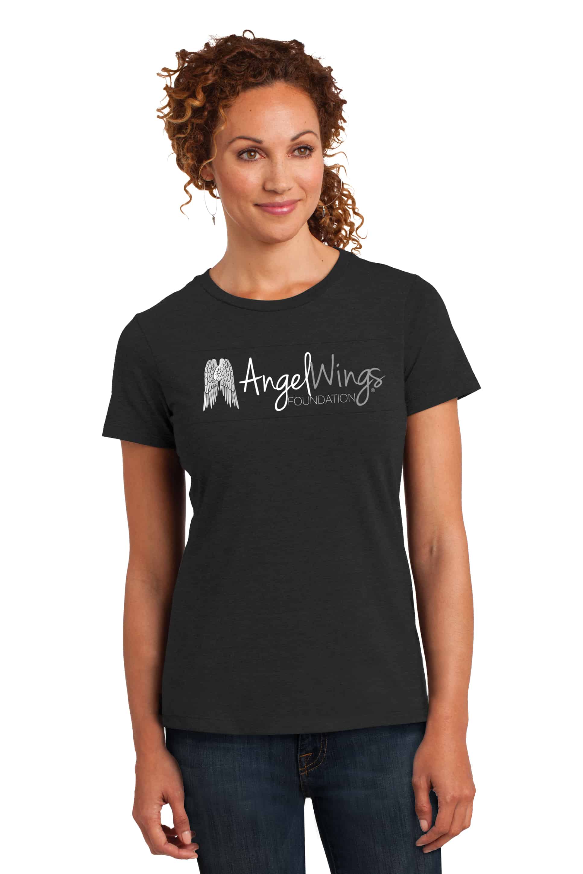 angel wing t shirt women's